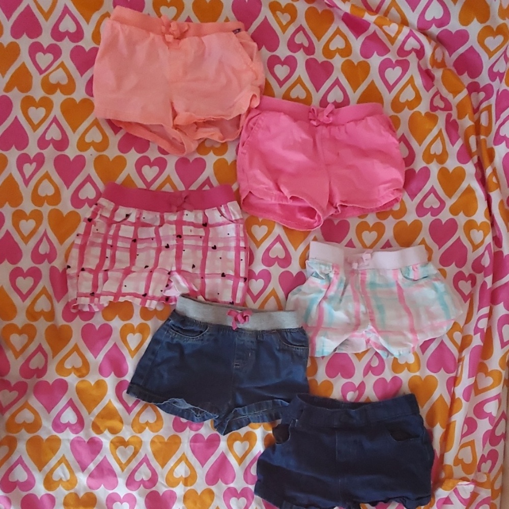 6 pairs of Toddlers Shorts